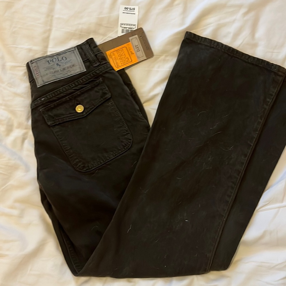 Polo by Ralph Lauren boys brown jean NWT size 14 bootcut